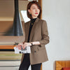 2023 Autumn Casual Small Suit Jacket Women's Western Style Fashionable Small Man High-End Sense Suit Top Female