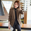2023 Autumn Casual Small Suit Jacket Women's Western Style Fashionable Small Man High-End Sense Suit Top Female