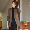 2023 Autumn Casual Small Suit Jacket Women's Western Style Fashionable Small Man High-End Sense Suit Top Female