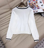 2023 Autumn Winter  Knitted Matching Skirt Two Piece Set