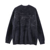 2023 Autumn Winter Women's Harajuku Sweater Casual Loose O-neck Print Basic Oversized Jumper Emo Hip Hop Vintage Knitted Jumpers