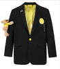 2023 Autumn Women Notched Blazers Suit Coats Smiley Face Chain Close-fitting Bear Full Sleeves Blazer Female Outerwear