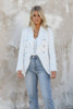 2023 Autumn Women's Plaid Blazer Female Vintage Suits Jacket Top Sets