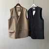 2023 Autumn Women's Vest Suit Sleeveless Waistcoat Korean Loose Casual