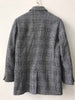 2023 Autumn and Winter Plaid Jacket Office Lady One Button Wool Blended Blazer