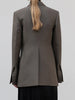 2023 Autumn and Winter Solid Color Suit Collar Single-breasted Pocket Slim Women Casual Long-sleeved Blazer Suit