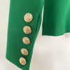 2023 Early Autumn European And American Stars Double Row Button Lion Metal Button Slim Women's Suit Small Coat
