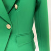 2023 Early Autumn European And American Stars Double Row Button Lion Metal Button Slim Women's Suit Small Coat