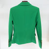 2023 Early Autumn European And American Stars Double Row Button Lion Metal Button Slim Women's Suit Small Coat