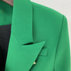 2023 Early Autumn European And American Stars Double Row Button Lion Metal Button Slim Women's Suit Small Coat