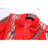 2023 Early Autumn European And American Design Sequins Beaded Heavy Industry Light  Women's Suit