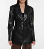 2023 Early Spring Eco-friendly Leather Women Suit Jacket Jacket