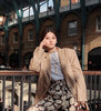 2023 Early Spring Eco-friendly Leather Women Suit Jacket Jacket