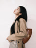 2023 Early Spring Eco-friendly Leather Women Suit Jacket Jacket