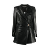 2023 Early Spring Eco-friendly Leather Women Suit Jacket Jacket
