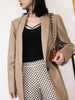 2023 Early Spring Eco-friendly Leather Women Suit Jacket Jacket