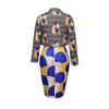 2023 European and American Clothing African Plus Size Casual Small Suit Two-Piece Set Skirts Womens