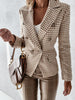 2023 European and American Suit Plaid Jacket
