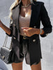 2023 European and American Suit Plaid Jacket