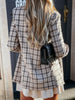 2023 European and American Suit Plaid Jacket