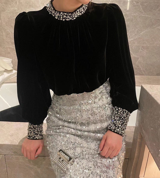 2023 Fall Collection Formal Elegant Style Skirt Matching Two Piece