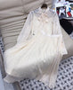 2023 Fall Spring Silk Blend Fabric Elegant Formal Mid Calf Length Two Piece Set