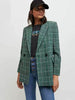 2023 Fall Winter Women's Casual Blazer Loose Double-breasted Plaid Suit Brand Female Daily Wearing Blazers Free Ship