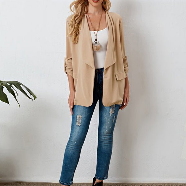 2023 Autumn Spring Long Sleeve Ladies Jackets Coats Casual Windproof Coats