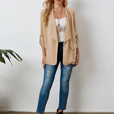 2023 Autumn Spring Long Sleeve Ladies Jackets Coats Casual Windproof Coats