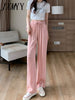 2023 Fashionable Green Pants Wide-Leg Summer Thin Section High-Waisted Drape Loose And Thin Casual Women's Straight-Leg Pants
