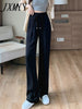 2023 Fashionable Green Pants Wide-Leg Summer Thin Section High-Waisted Drape Loose And Thin Casual Women's Straight-Leg Pants