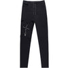2023 Halloween Bandage Women Pencil Pants E-girl Grunge Cut Out High Waist Skinny Trousers Cross Accessory Patchwork Alt Clothes