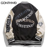 2023 Hip Hop Leather Varsity Bomber Jacket Streetwear Mens Embrodiery Letter College Jackets Coat 2023 Harajuku Patchwork Jacket