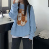 2023 Japanese Korean Lazy Hole Ripped Knit Unisex Sweaters Streetwear Hip Hop Pullovers Jumper Oversized Emo Grunge Y2K Sweaters