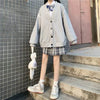 2023 Japanese Style Loose Cardigan Sweater Women's Spring Autumn Student Harajuku Button Coat Women's College Style Women's Wear