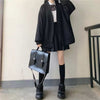 2023 Japanese Style Loose Cardigan Sweater Women's Spring Autumn Student Harajuku Button Coat Women's College Style Women's Wear