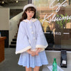 2023 Kawaii Girl Lolita Cape Coat Autumn Winter Fake Fur Cardigan Cat Ears Plush Cloak Cartoon Women Cute Jacket Hooded Overcoat