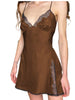 2023 Ladies V-Neck Ribbon Black Sexy Dress Ladies Lace Stitching Open Back Summer Mini Skirt