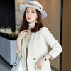 2023 Spring Autumn Blazers Coat Women Small Suit Long Sleeve Vintage Office Jacket Casual Tops Female Blazers Trench Outwear