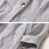 2023 Summer Women Blazer Notched Collar Jacket Casual Korean Suit Coat Stripe Loose Office Lady Blazers Outerwear