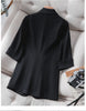 2023 Summer Solid Color Elegant Blazer Casual Thin Women Jacket Women's Korean Style Office Lady Suit Coat Female Tops 4XL