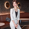 2023 Vintage Casual Blazer Women Cardigan Office Ladies Jacket Coat V-Collar Suit jacket Feminine Blazers