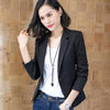 2023 Women Blazer Jackets Spring Autumn Long Sleeve Single Button Small Suit Coat Office Lady Jacket Female Tops Outerwear