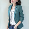 2023 Women Blazer Jackets Spring Autumn Long Sleeve Single Button Small Suit Coat Office Lady Jacket Female Tops Outerwear