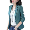 2023 Women Blazer Jackets Spring Autumn Long Sleeve Single Button Small Suit Coat Office Lady Jacket Female Tops Outerwear