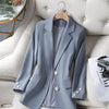 2023 Women Blazer Long Sleeve Blaser Casual Woman Suit Jacket Female Notched Collar Office Ladies Blazer Femme Blazer Autumn
