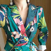 2023 Women Blazer Pants Set Floral Print Women Long-Sleeve Blazer Tops Women Blazers and Jackets Z028