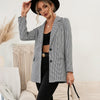 2023 Women Elegant Loose Blazer Jackets Office Ladies Blazers Workwear Long Sleeve Coat Outwear Plus Size Clothes