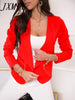 2023 Blazer Court for Spring Women Coats Solid Color Blazers for Women Clothing with Zipper Pocket Women's Suits