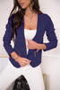 2023 Blazer Court for Spring Women Coats Solid Color Blazers for Women Clothing with Zipper Pocket Women's Suits